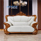 1800usd two Seat Kfsee Zingana Wood Sofa