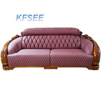 3500usd two Seat Kfsee Zingana Wood Sofa