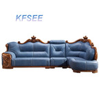 2000usd Kfsee Zingana Wood Sofa