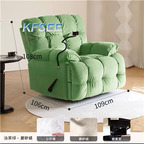 450usd Electric Reclining Honey Armchair Kfsee Lounge Chair