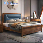 800usd Kfsee Zingana Wood Bedroom Bed