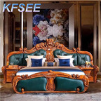7000usd Kfsee Zingana Wood Bedroom Bed