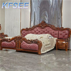 4000usd Kfsee Zingana Wood Bedroom Bed