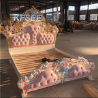 1600usd Europe Kfsee Castle Bedroom Bed