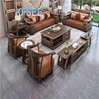 2500usd 1+2+3 Solid Wood Kfsee Sofa