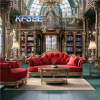 3000usd 1+2+3 Kfsee Castle Sofa Furniture