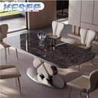 200cm length Kfsee Marble Dining Table