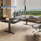 600usd 180+110cm Lifting Kfsee Office Table
