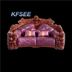 5000usd Kfsee Zingana Sofa Solid Wood Sofa
