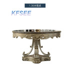 1300usd 136cm Round Kfsee Dining Table