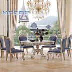 1000usd 136cm Round Kfsee Dining Table