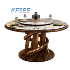 2000usd 136cm Round Zingana Dining Table