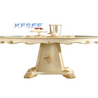 2000usd 135cm Round Castle Dining Table