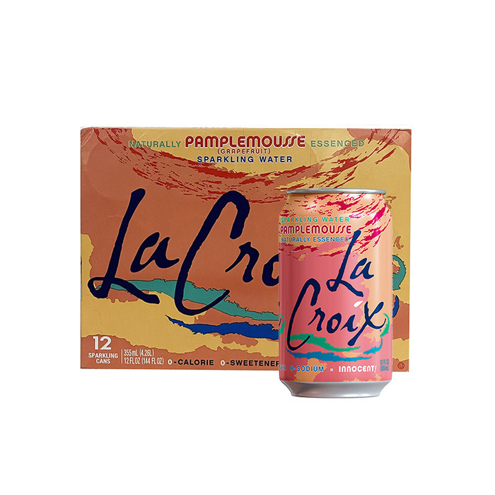 La Croix Pamplemousse Sparkling Water 355ml*12_Guangzhou Grocery