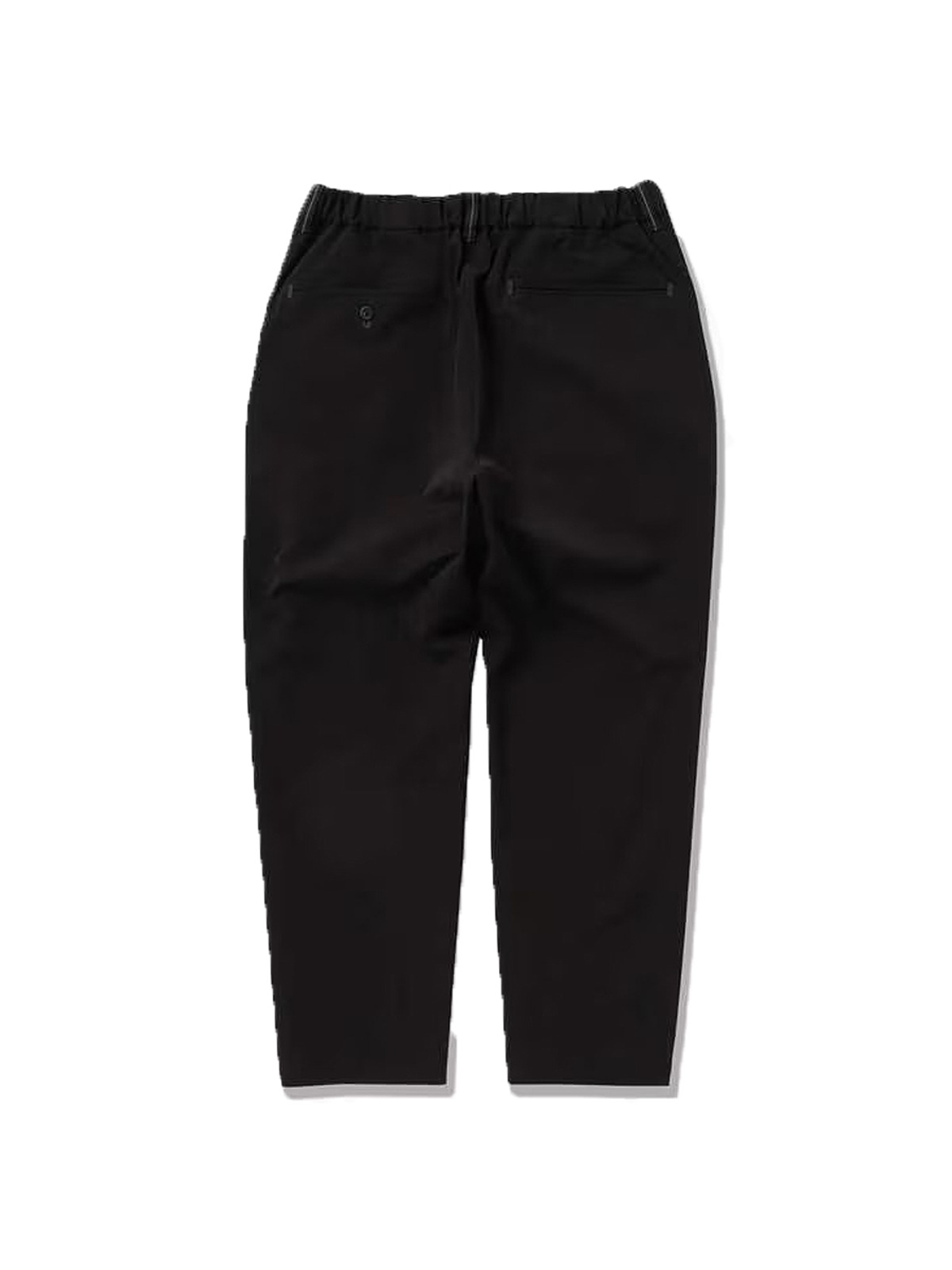 and wander 23FW plain tapered stretch pants