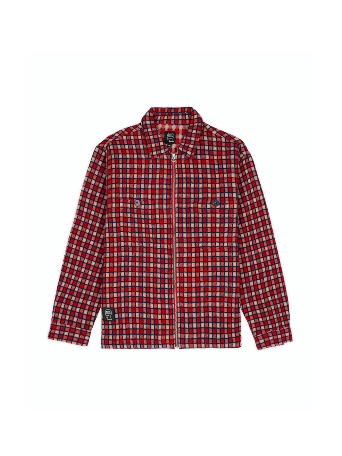 Brain Dead 23FW Check Mate Flannel Zip Shirt