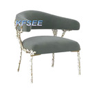 1400usd Pure Copper Kfsee Dining Chair