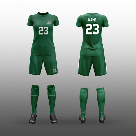 WYIS Girls Football Uniform Kit 女装足球服全套