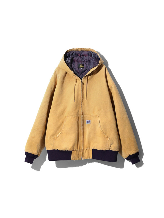 NEEDLES 23FW Zipped Work Hoody - 16oz Cotton Canvas