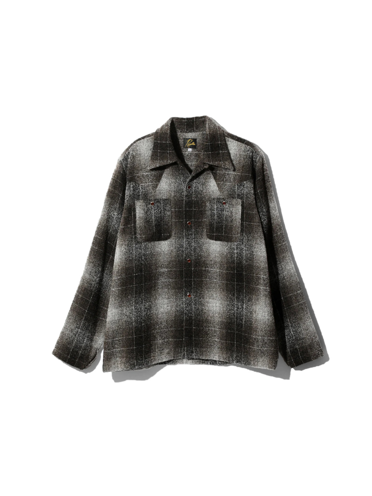 NEEDLES 23FW Cowboy One-Up Shirt - W/N/PE Ombre Plaid