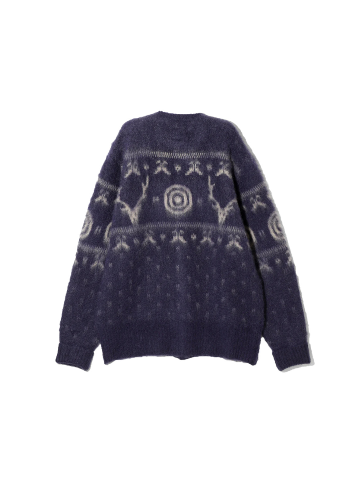 SOUTH2 WEST8 23FW Loose Fit Crew Neck Cardigan - S2W8 Nordic