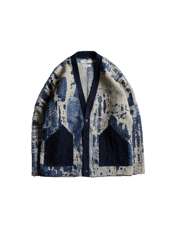 FDMTL 23FW JACQUARD CARDIGAN RINSE