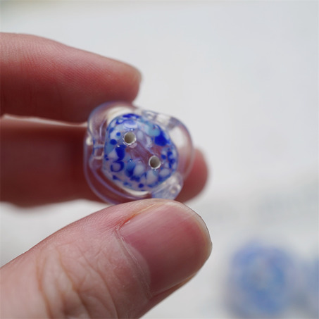 日本樱桃牌进口孤品扣子古董珠合集【1】琉璃珠中古灯工玻璃珠材料-2