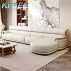 1800usd Kfsee Wood Sofa