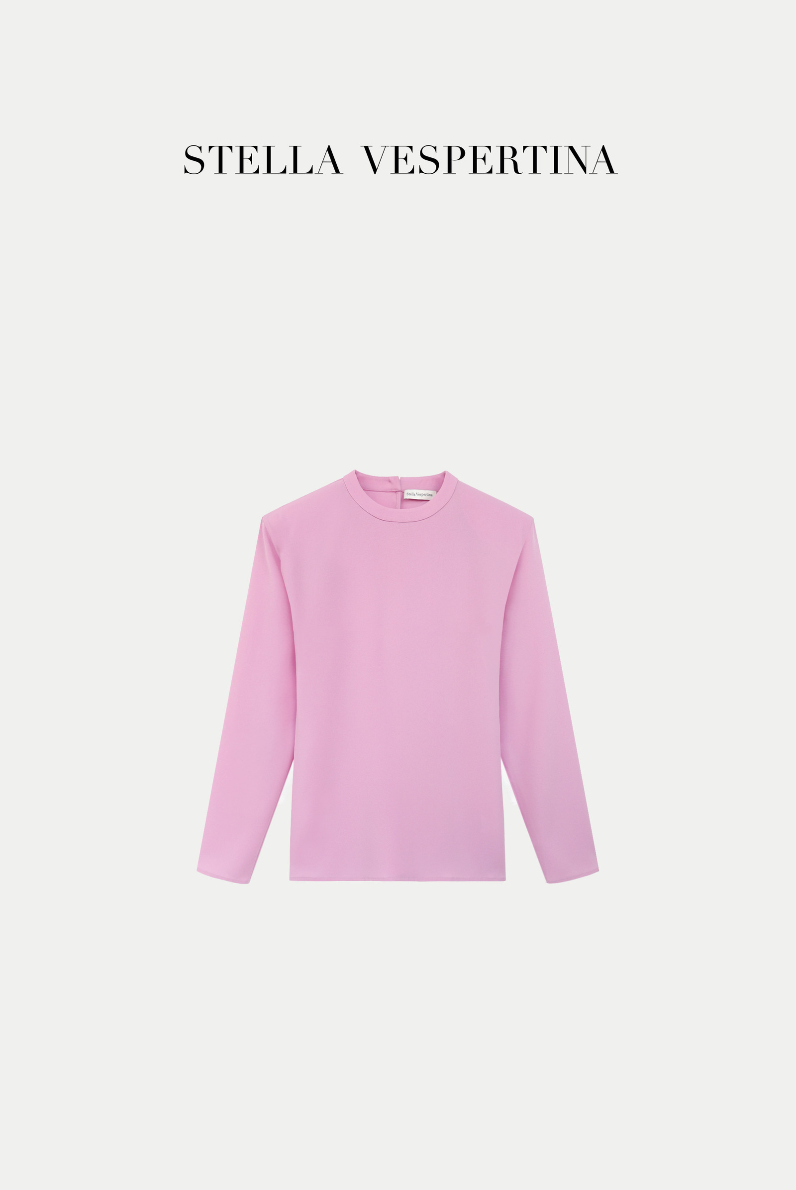 简约垫肩上衣-1