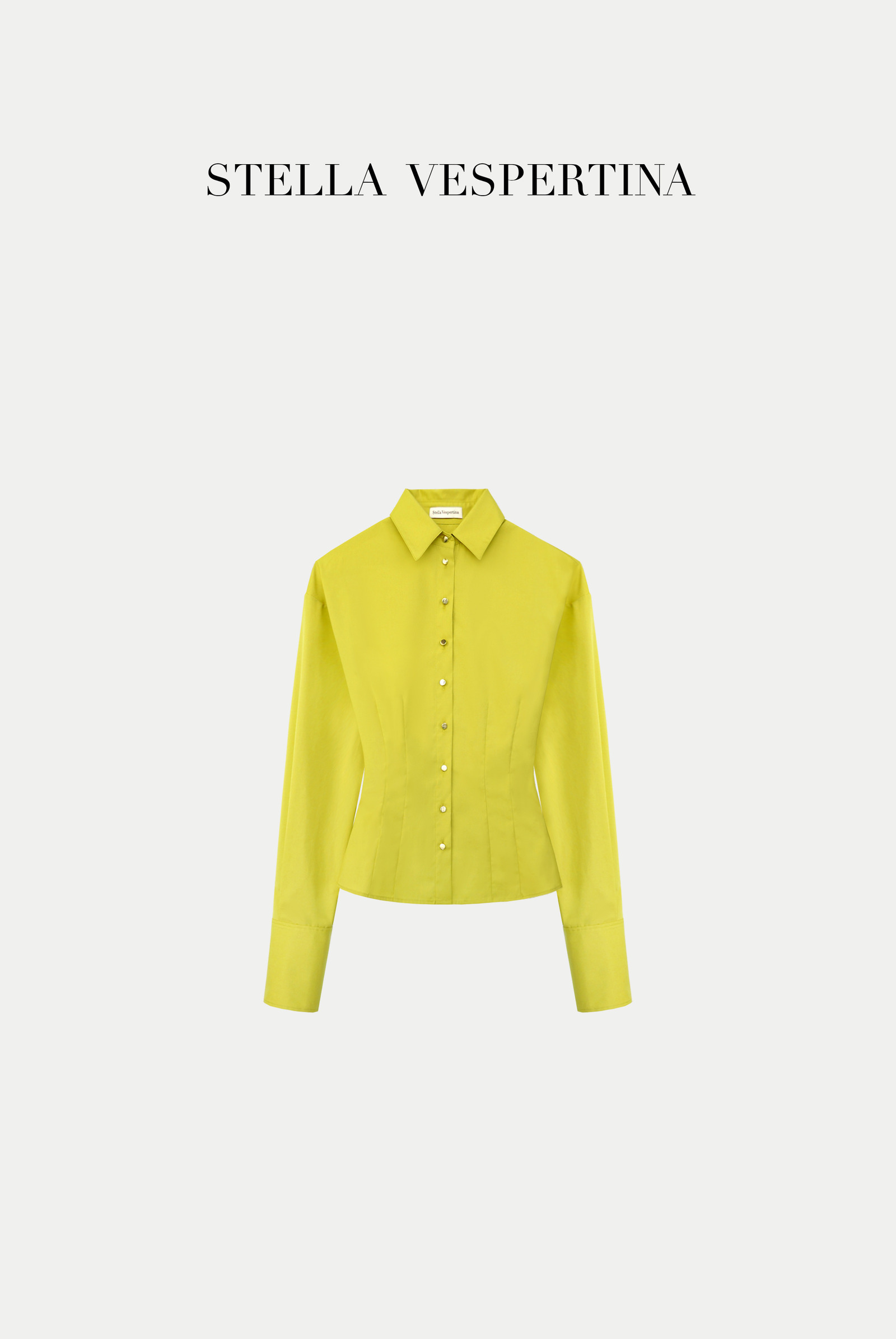 棉质收腰衬衫-1