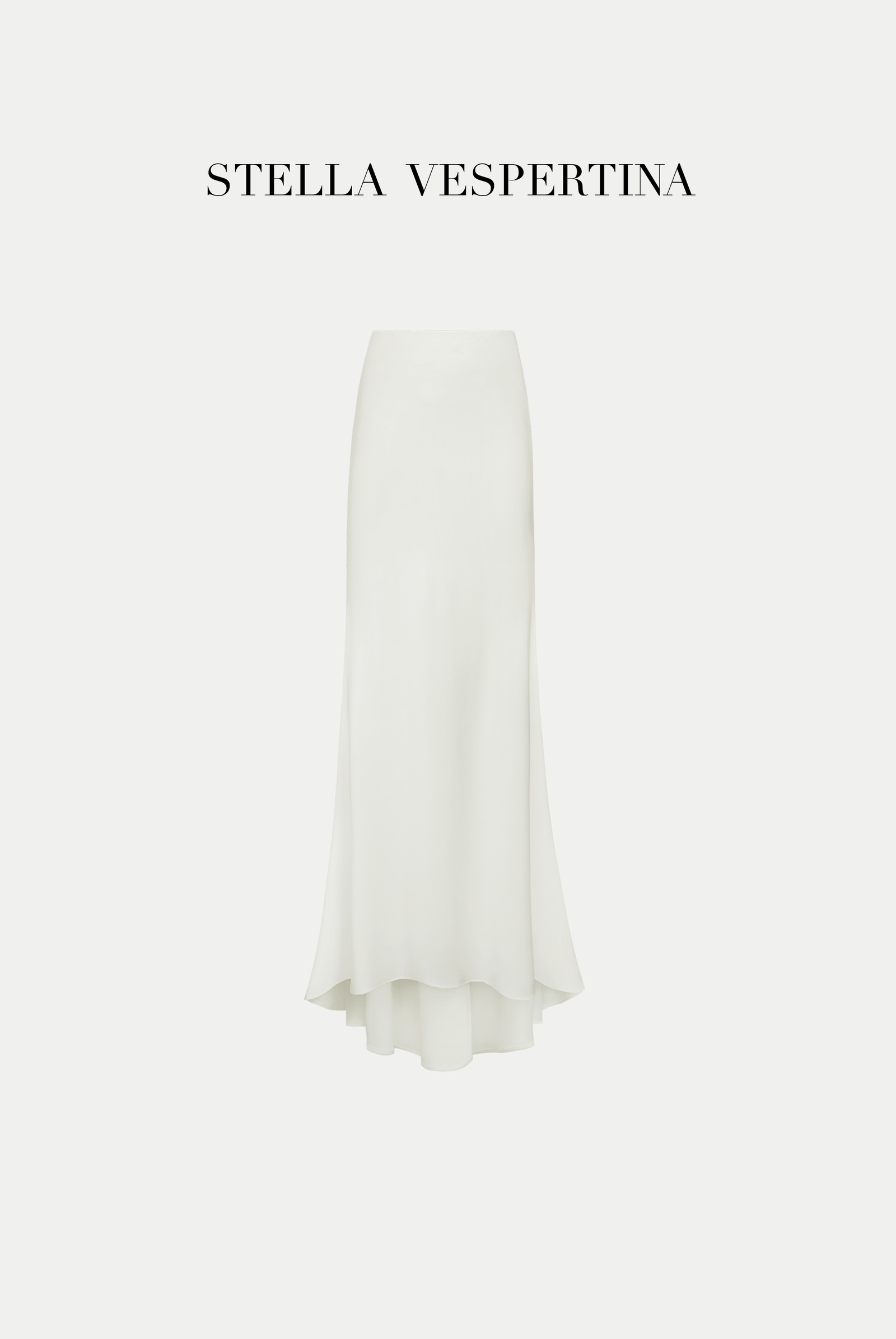 缎面鱼尾长款半裙-1