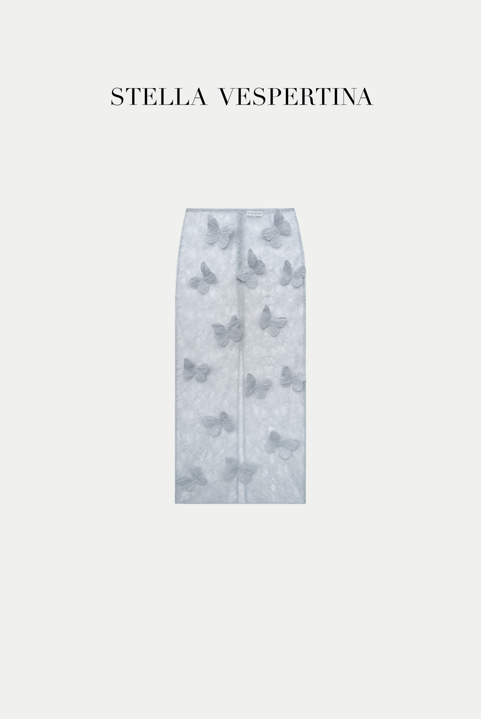 蝴蝶饰蕾丝半裙-1