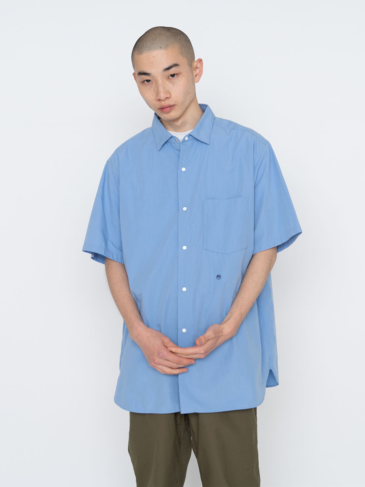 nanamica 24SS Regular Collar Wind S/S Shirt