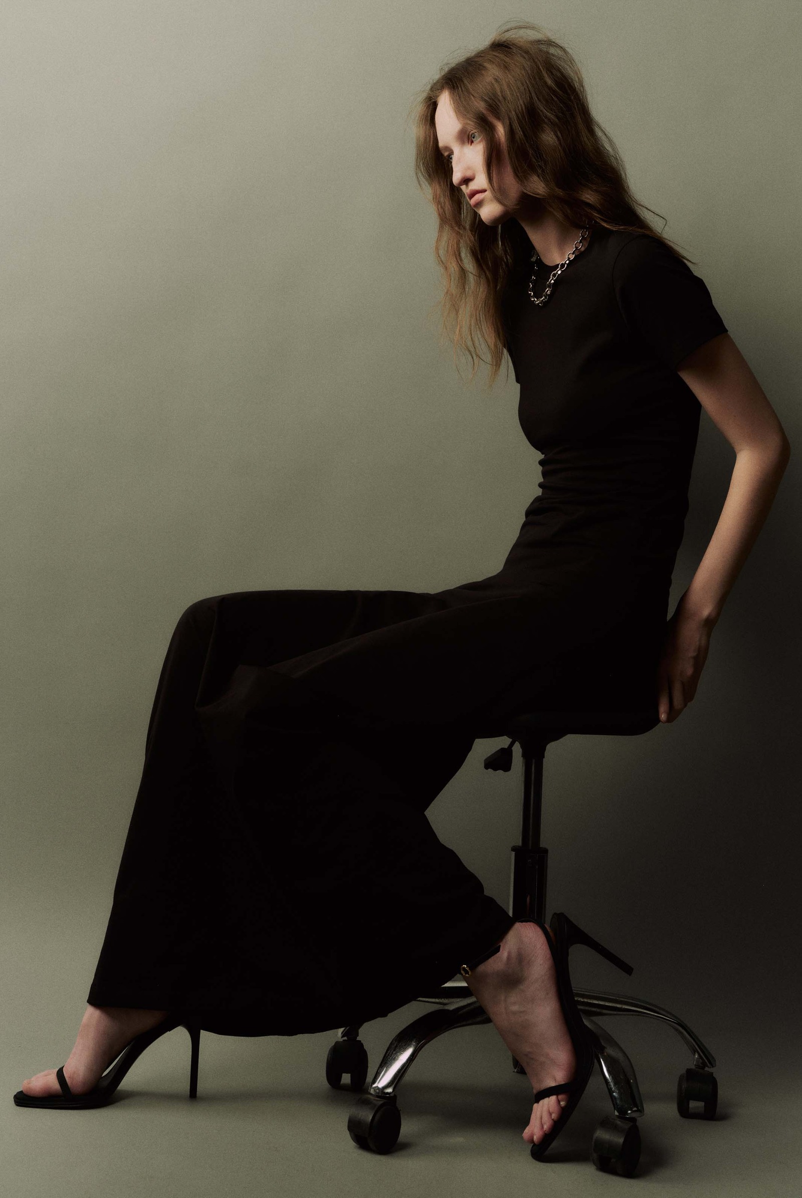 棉质T恤式连衣裙