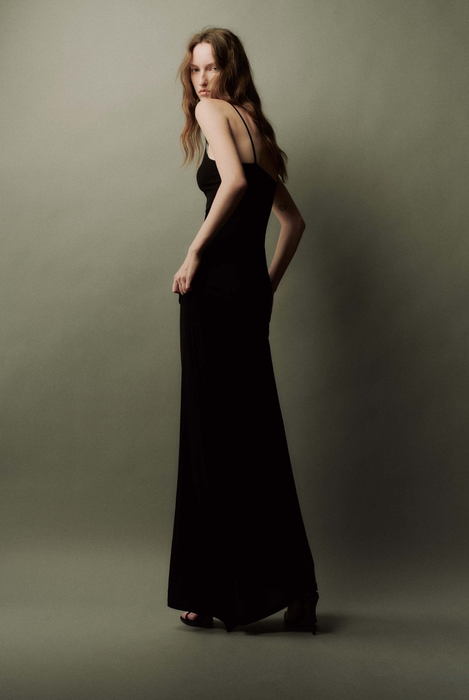 棉质吊带连衣裙-4