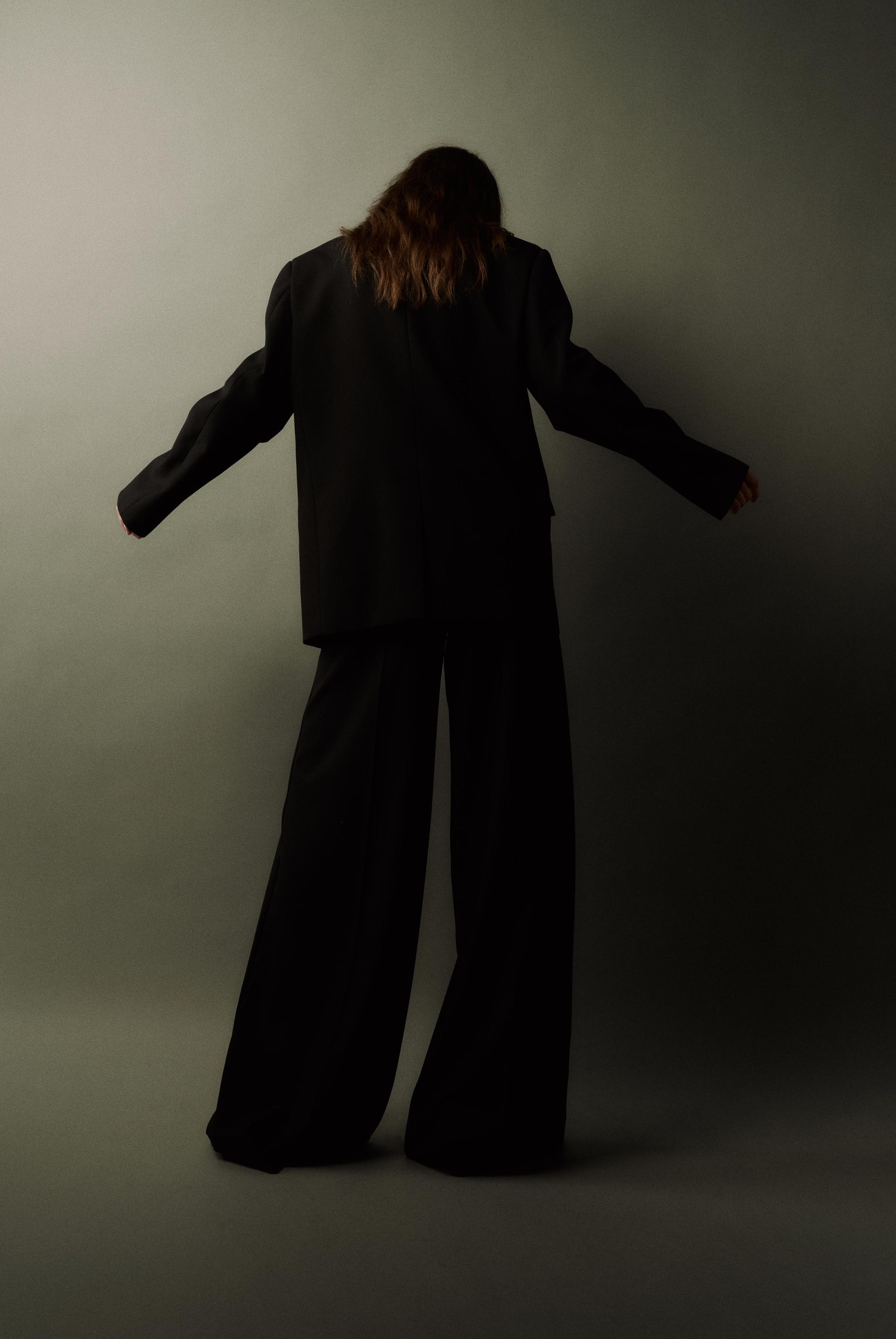 Boyfriend羊毛混纺西装式外套-3