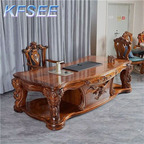 4000usd Kfsee Zingana Wood Dining Table