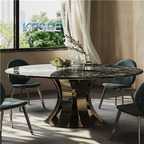 3000usd  130cm Round Kfsee Dining Table