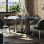 2500usd 130cm Round Kfsee Dining Table