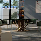 5000usd 130cm Round Kfsee Dining Table