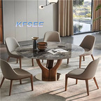 3000usd 150cm Round Kfsee Dining Table