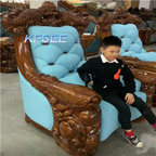 2000usd Kfsee Wood Sofa