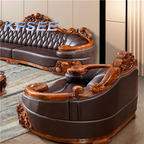 1700usd  Kfsee Wood Sofa