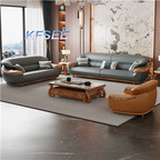 3800usd 1+2+4 Kfsee Wood Sofa