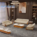 3500usd 1+2+3 Kfsee Wood Sofa