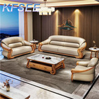 5000usd 1+2+4 Kfsee Wood Sofa