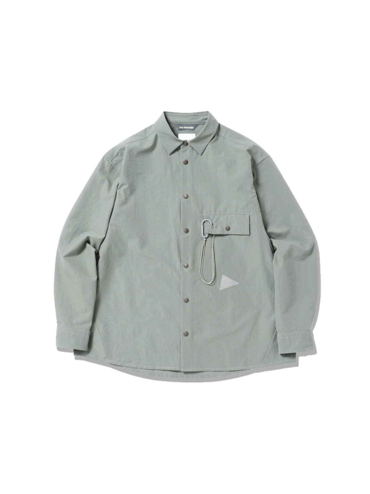 and wander 24SS dry breathable LS shirt