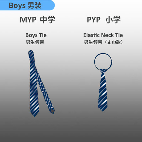 Sias IS Boys Tie 男生领带