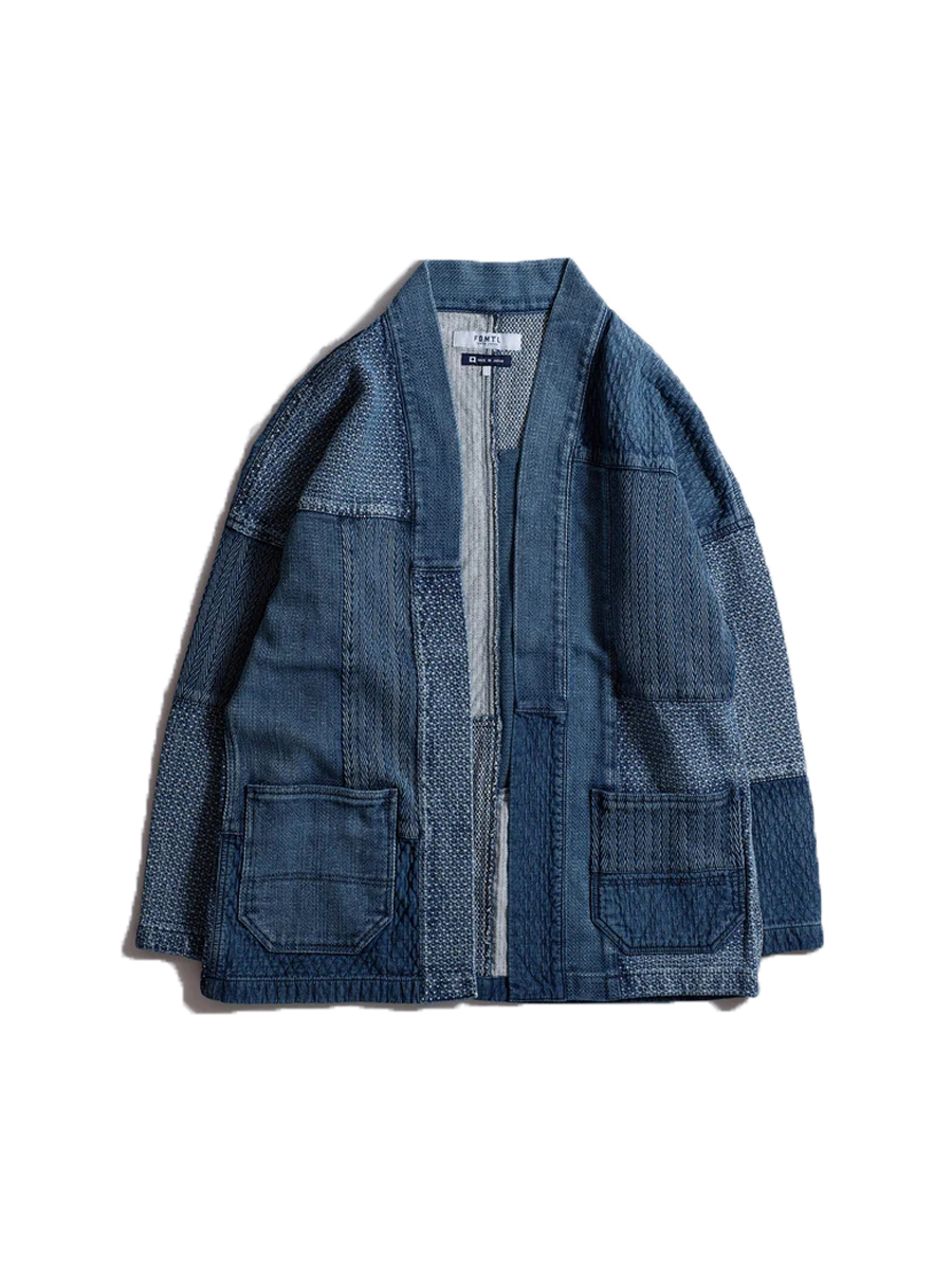 FDMTL 24SS PATCHWORK HAORI JACKET 3YR WASH