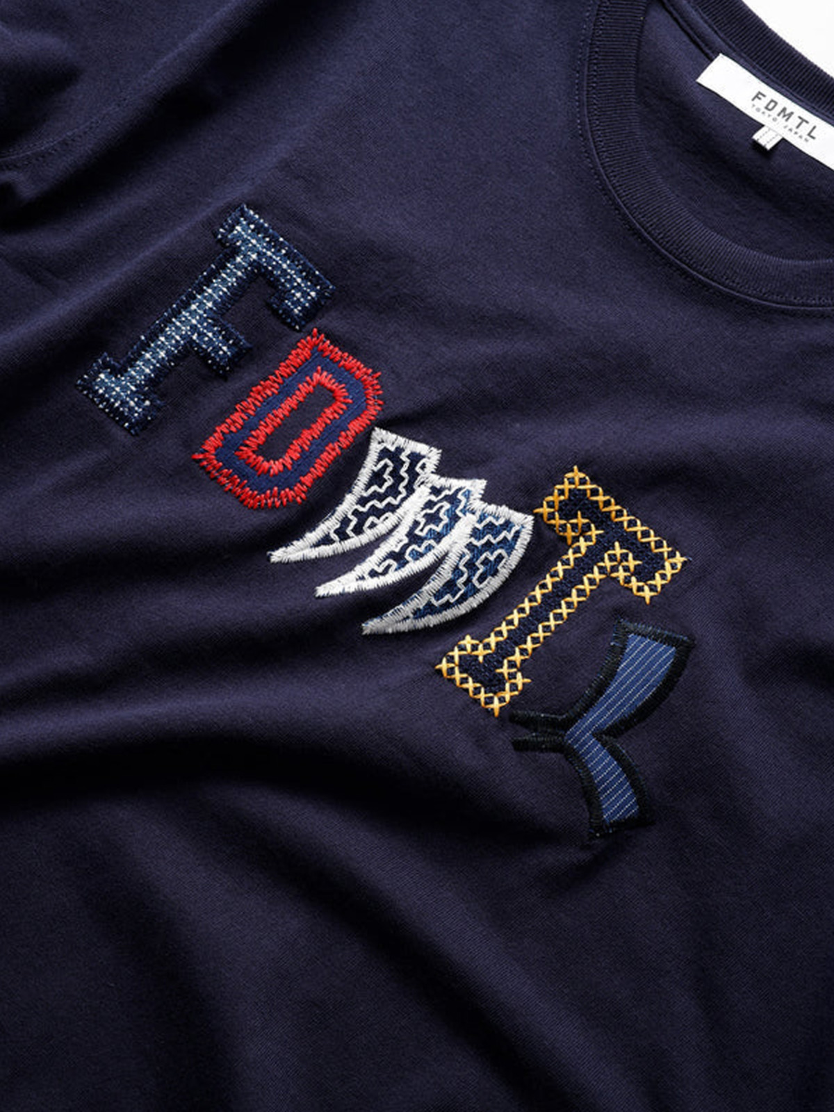 FDMTL 24SS PATCHWORK LOGO TEE